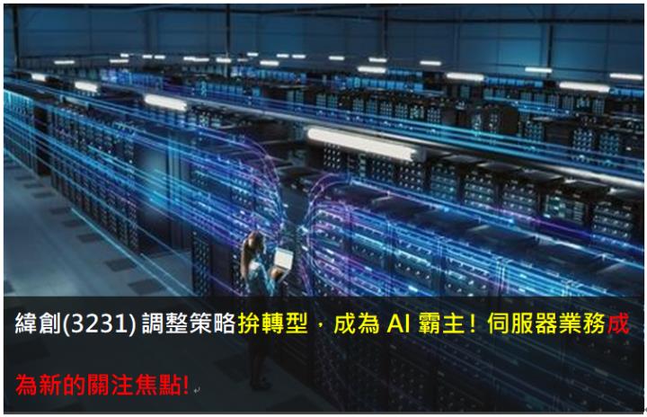 緯創(3231) 調整策略拚轉型成為AI霸主，伺服器業務成為新的關注焦點!