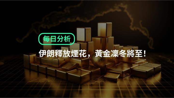 【ACY證券 | 每日分析】伊朗釋放煙花，黃金凜冬將至！