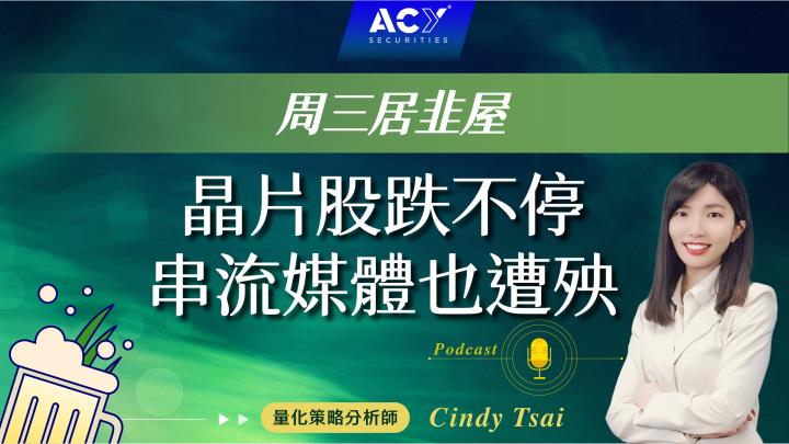 【周三居韭屋】晶片股跌不停，串流媒體也遭殃！ 半導體龍頭-台積電、艾司摩爾帶崩科技股；追劇好夥伴-Netflix明年不再公布用戶數！