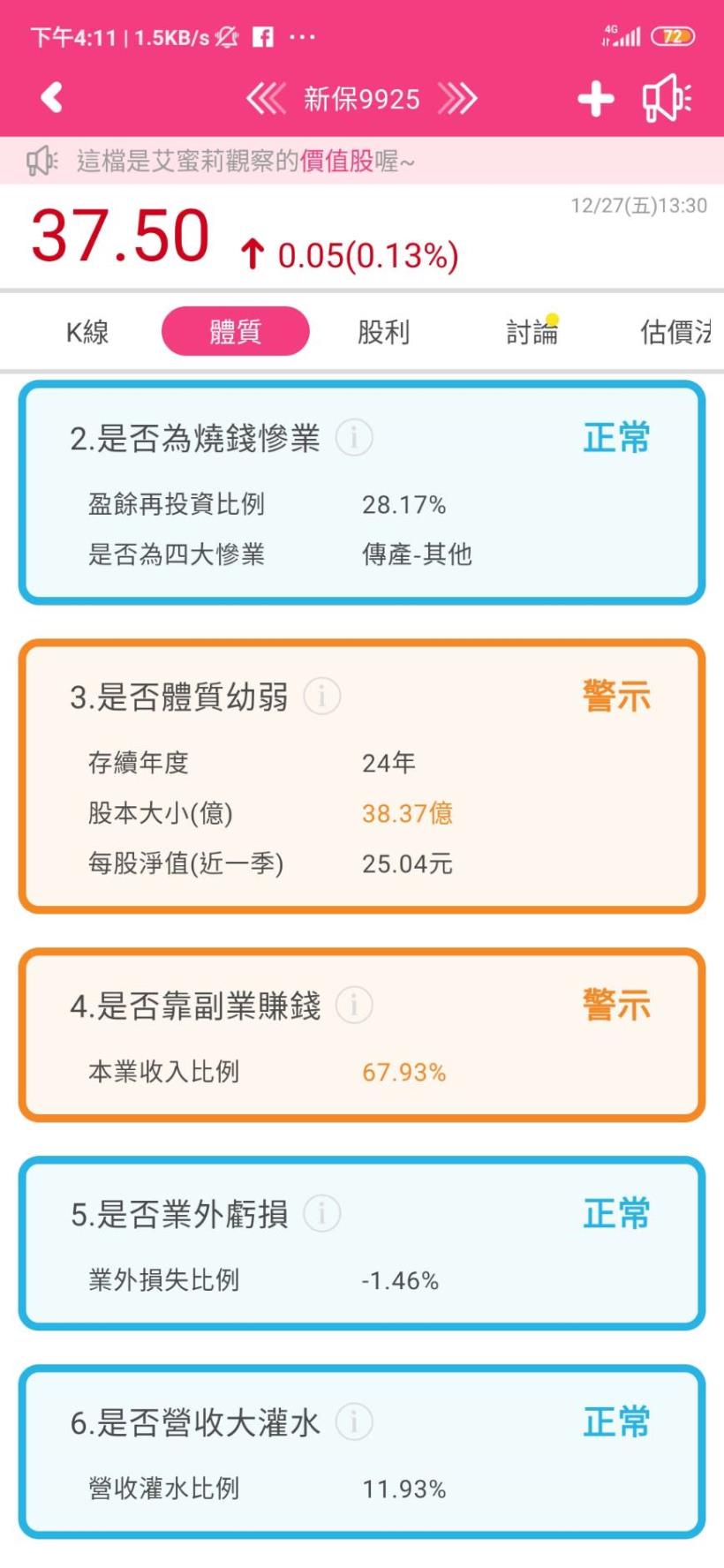 保全業寡占大老-新保(9925)，近五年獲利衰退，配息能否維持？