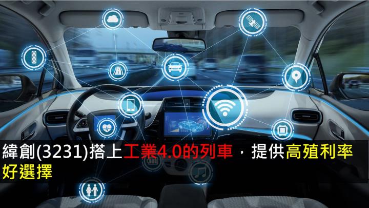 緯創(3231)搭上工業4.0的列車，提供高殖利率好選擇