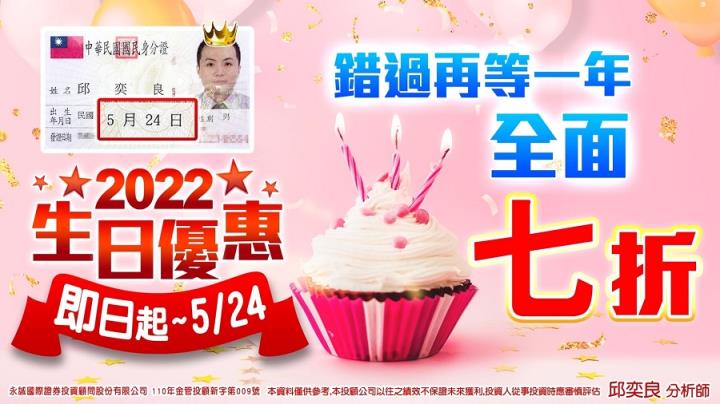 邱老師生日優惠專案