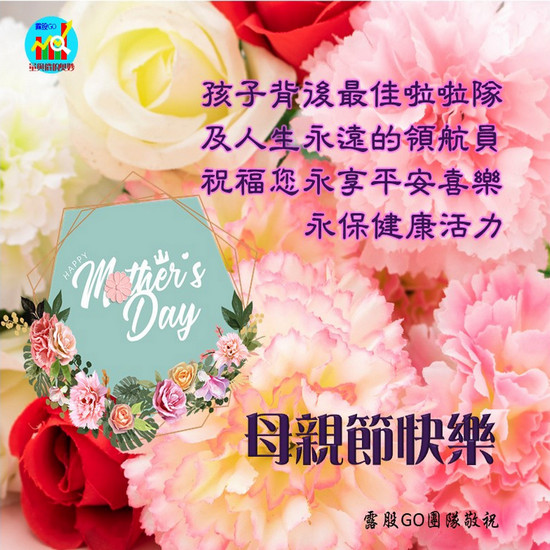 祝母親節快樂
