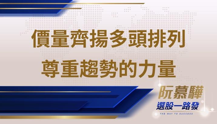 【宏觀情勢】價量齊揚多頭排列 尊重趨勢的力量