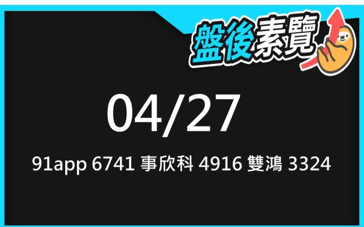 VIP專屬內容！4/27 愛德恩盤後素懶！3檔動能股基本面，讓你掌握市場大方向