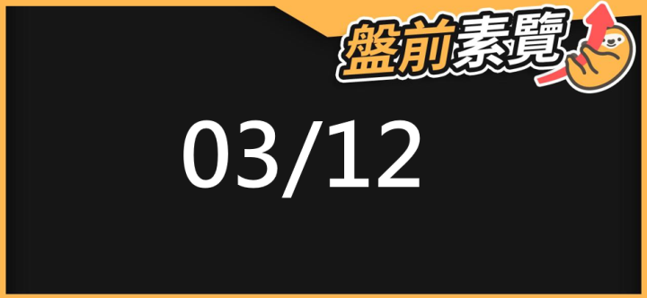 03/12 愛德恩盤前素懶！5檔短波操作股、8篇即時個股新聞，讓你掌握市場大方向
