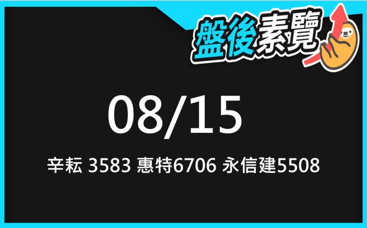 VIP專屬內容！8/15愛德恩盤後素懶！3檔動能股基本面，讓你掌握市場大方向