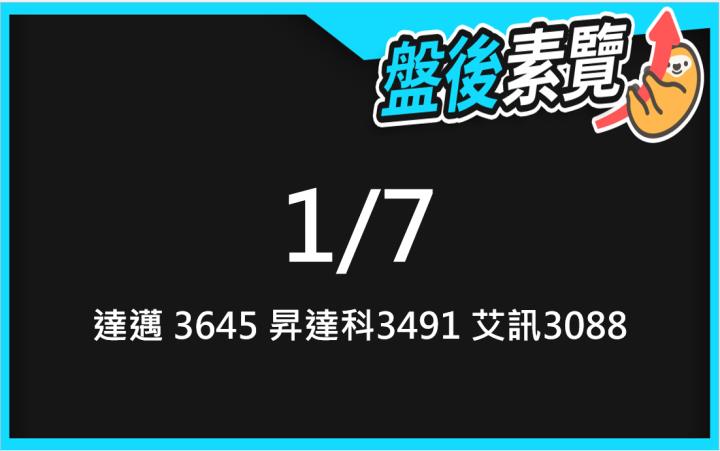 VIP專屬內容！1/7愛德恩盤後素懶！3檔動能股基本面，讓你掌握市場大方向