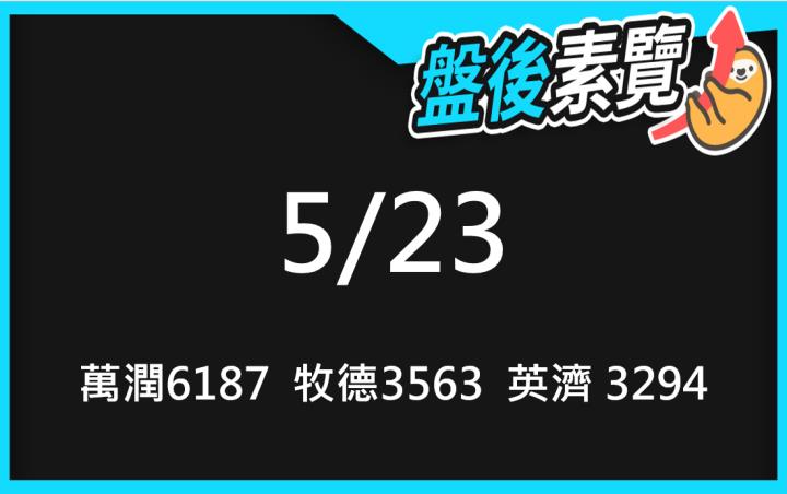 VIP專屬內容！5/23愛德恩盤後素懶！3檔動能股基本面，讓你掌握市場大方向