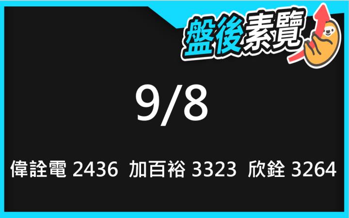 VIP專屬內容！9/8愛德恩盤後素懶！3檔動能股基本面，讓你掌握市場大方向