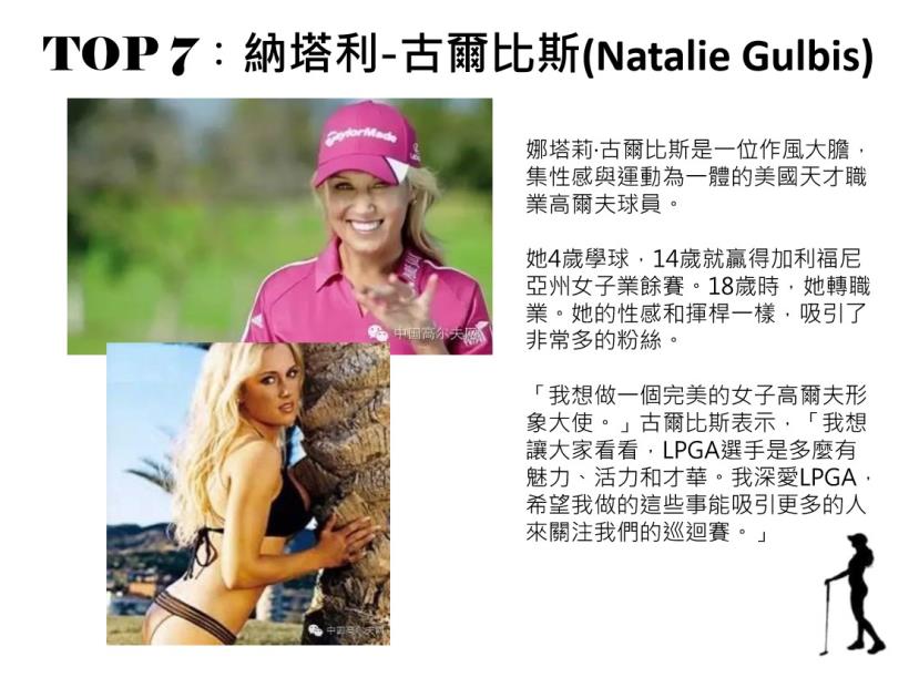 果嶺上的性感尤物,你認識幾個?