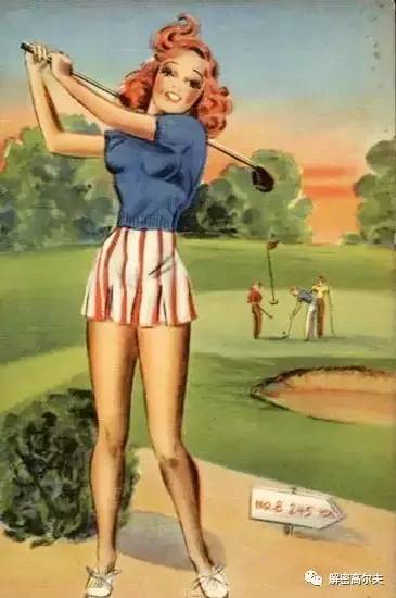 裙襬搖搖很吸睛，高爾夫女子服飾的魅力演變