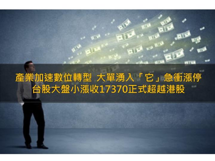 AI加速產業數位轉型  大單湧入「它」急衝漲停