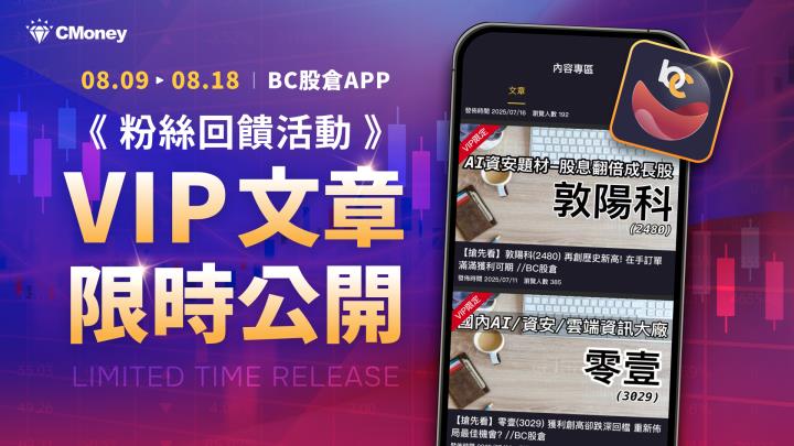 【VIP文章限時公開】敦陽科(2480) 再創歷史新高! 在手訂單滿滿獲利可期 //BC股倉