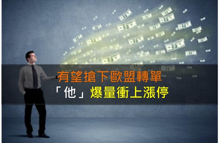 有望搶下歐盟訂單，「他」爆量衝上漲停