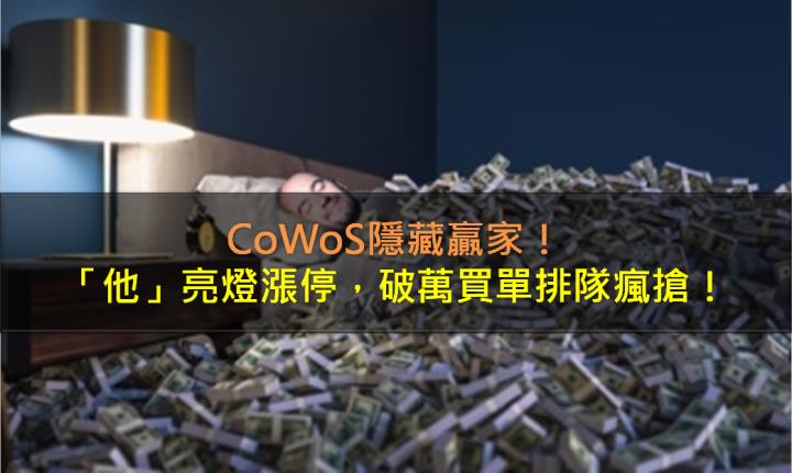 CoWoS隱藏贏家，「他」亮燈漲停，破萬買單排隊瘋搶！