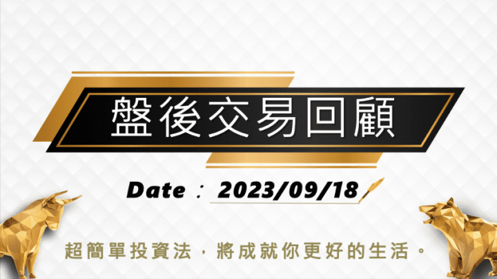 9/18盤後交易回顧｜依據超簡單期貨交易策略，震盪盤勢投資人請採取「休息」策略