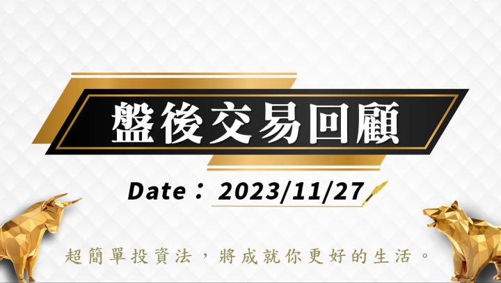 11/27盤後交易回顧｜依據超簡單期貨交易策略，震盪盤勢請投資人採取「休息」策略