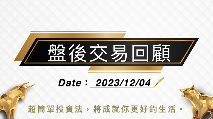 12/04盤後交易回顧｜依據超簡單期貨交易策略，震盪盤勢請投資人採取「休息」策略