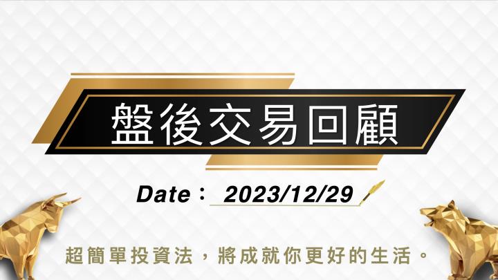 12/29 盤後交易回顧｜依據超簡單期貨交易策略，震盪盤勢請投資人採取「休息」策略