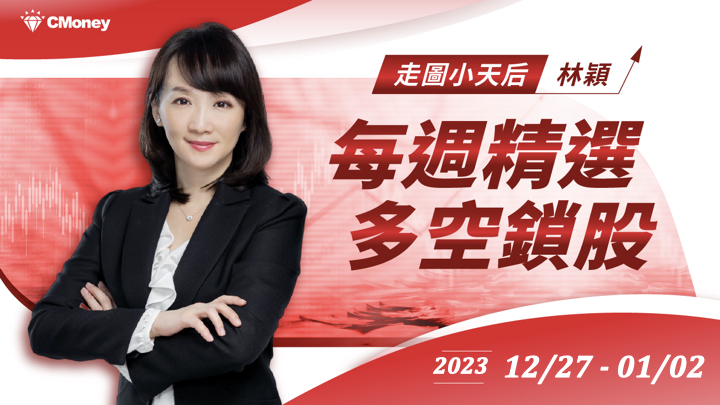 【每週精選】2023/12/27 - 01/02 多空鎖股清單｜走圖小天后林穎