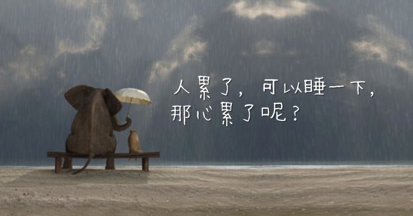 送給心煩、心累、心痛、心情差的人...