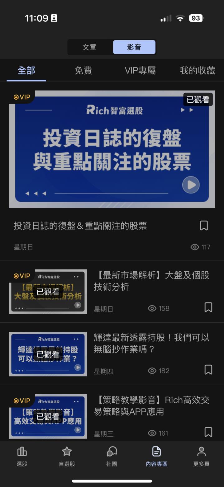 【APP 功能介紹】Rich幫你抓到市場強勢股！把握回檔布局機會！