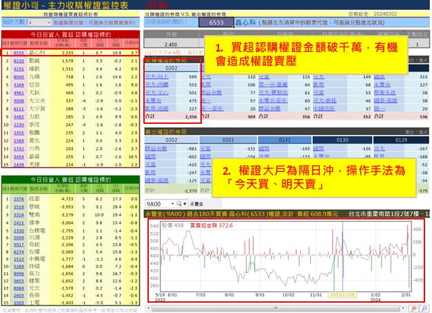 【權證小哥】2/5 晶心科(6533)當沖案例解析