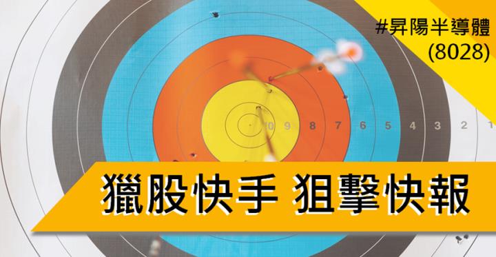 【12/26獵股快手 - 狙擊快報】昇陽半導體(8028) 開盤壓在昨高下套牢多單，今日抓緊倒貨時機賺4.5％!