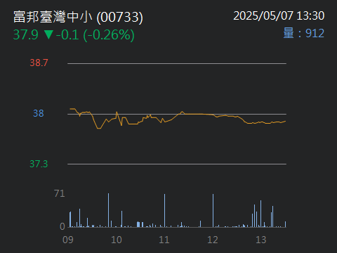 00733富邦臺灣中小的討論圖片