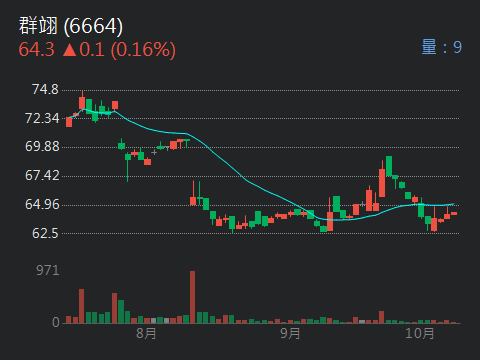 群翊 6664 個股概覽 個股分析 股市